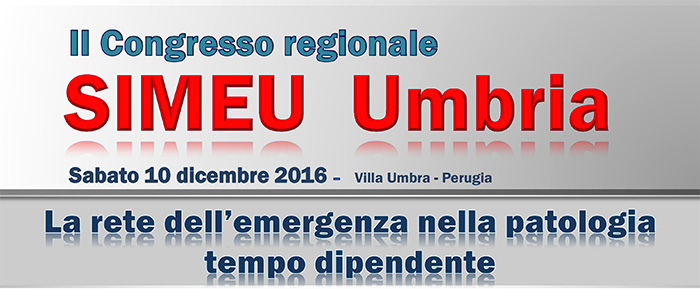 CONGRESSO REGIONALE SIMEU UMBRIA 2016